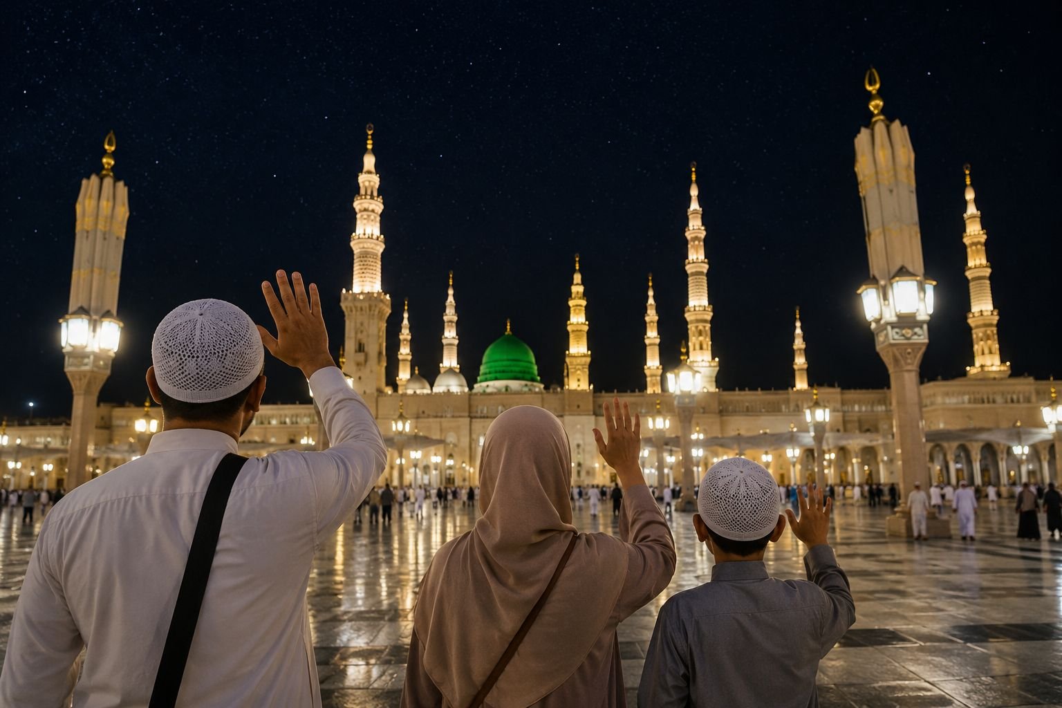 S05-5 — Penutup Masjid Nabawi Kubah Hijau